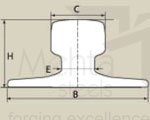A profile crane rails